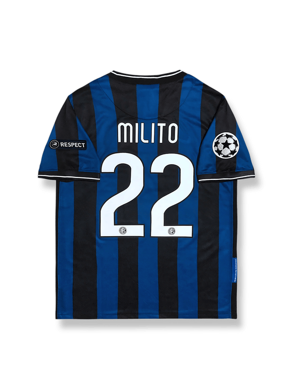 09/10 season Inter Home Milito No. 22