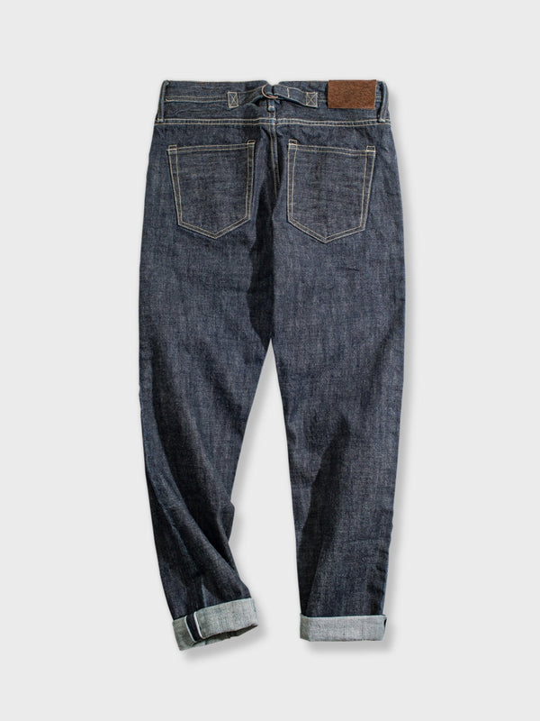 14oz Washed Blue Red Edge Denim Pants