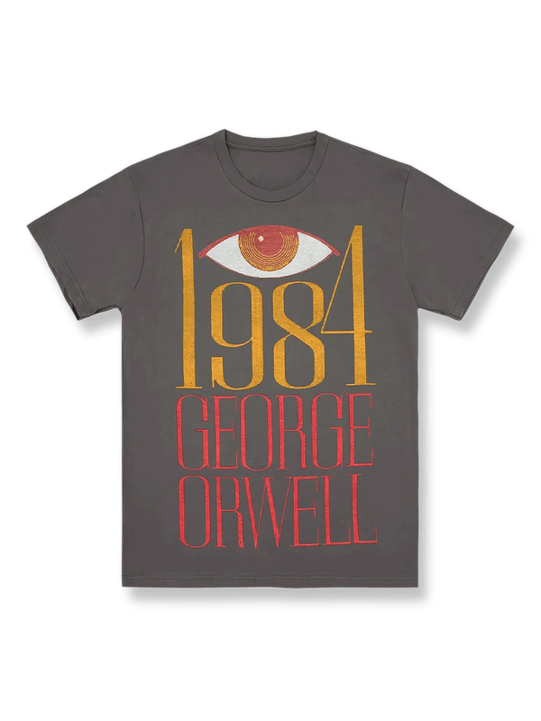 製品画像: ジョージ・オーウェル『1984』出版70周年記念Tシャツ正面図