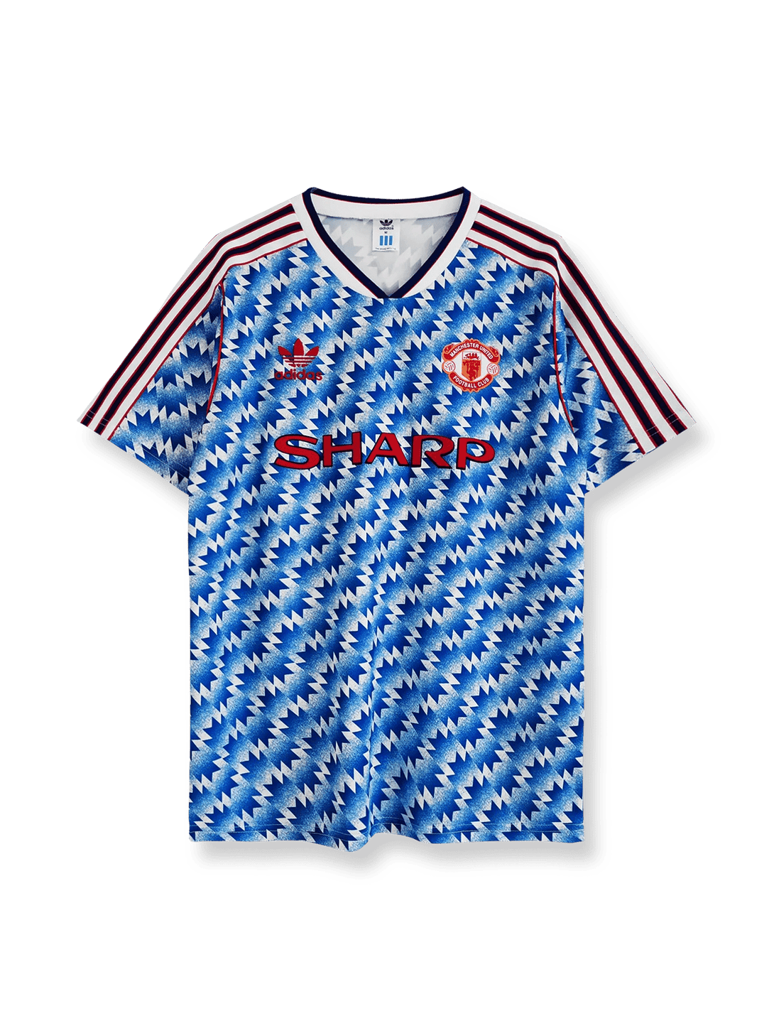 製品画像: 1990/92シーズンマンチェスター・ユナイテッドアウェイユニフォーム全貌