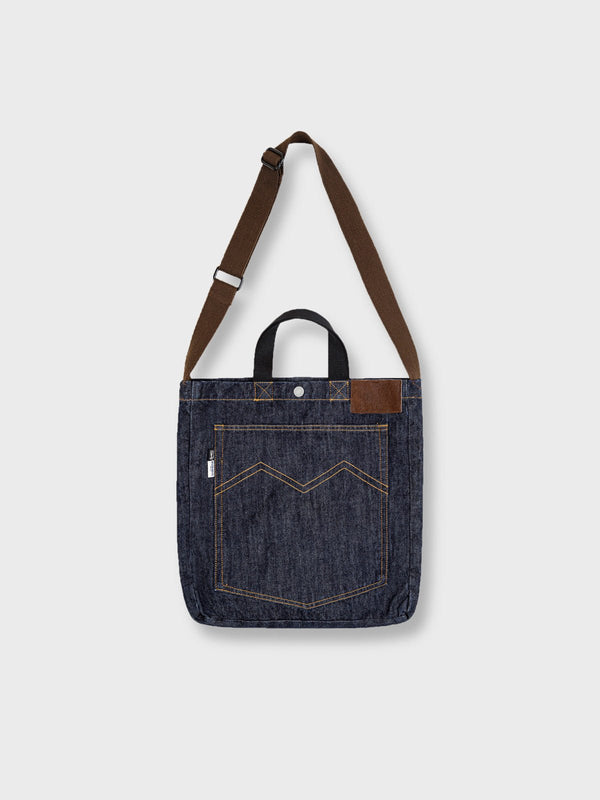 2WAY denim shoulder bag