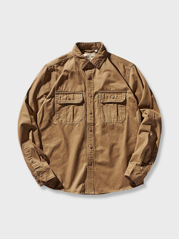 4-color cotton work shirt