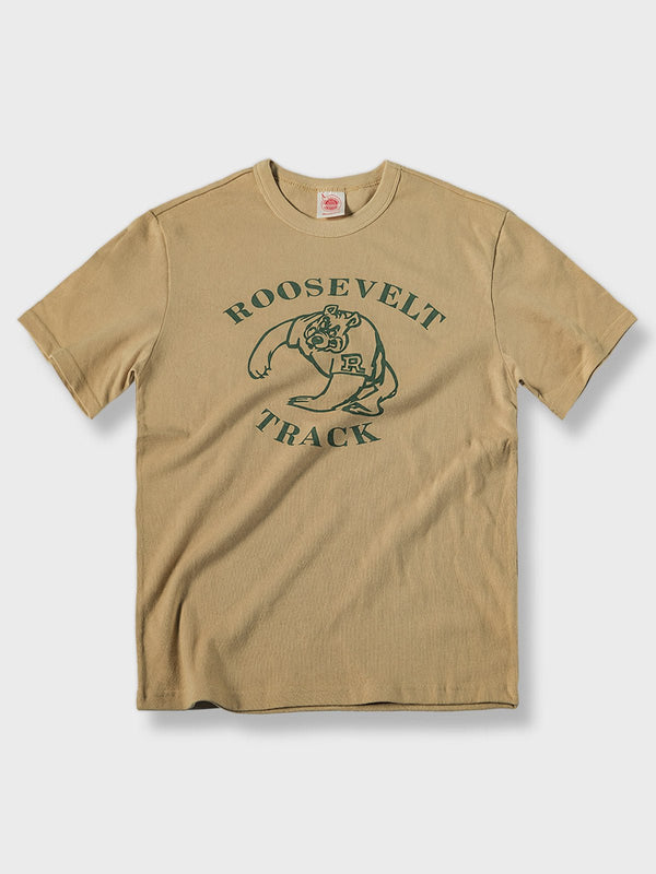 "ROOSEVELT TRACK" short-sleeved T-shirt available in 4 colors