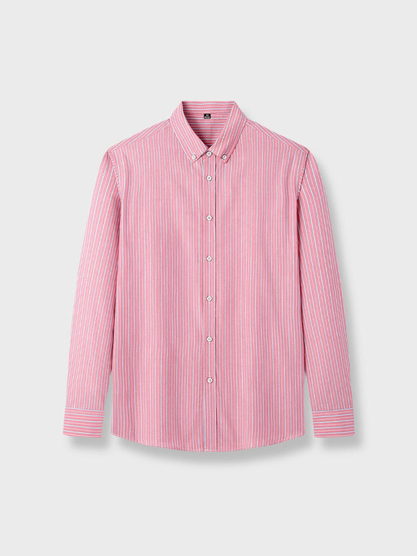 Five-color striped long-sleeved shirt