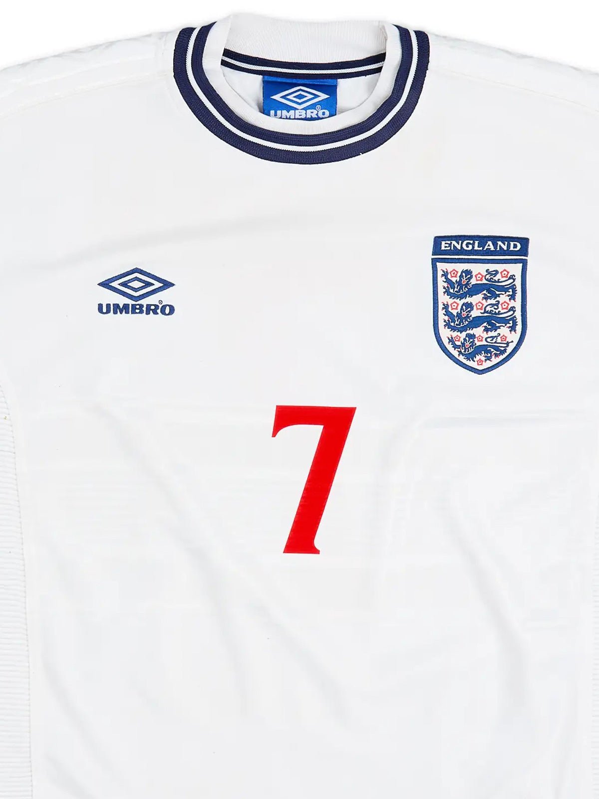 99/01 England Home Beckham No. 7 Retro Jersey – Page 2 – PESSOA CLUB