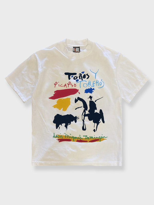 Bullfighter print T-shirt