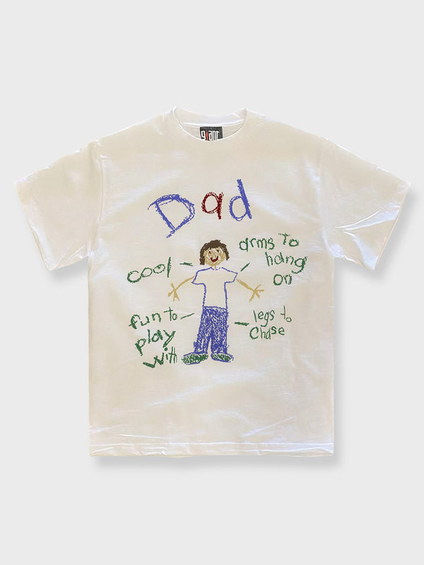 Hand-drawn paternal love design T-shirt