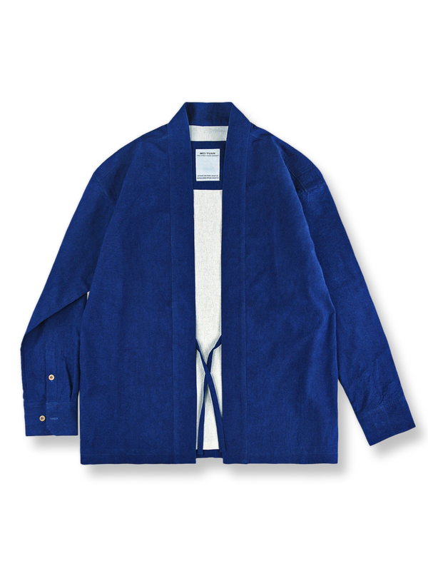 3-color indigo-dyed hanten