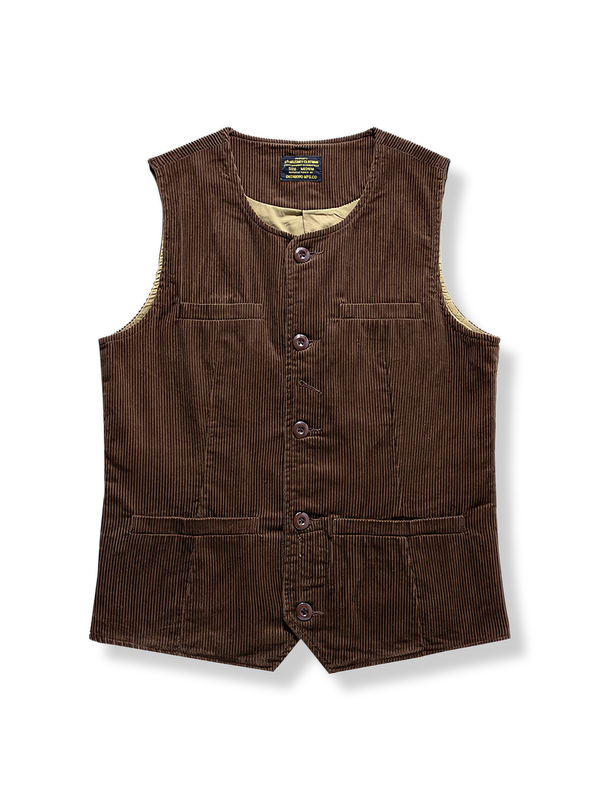 Thick corduroy vest