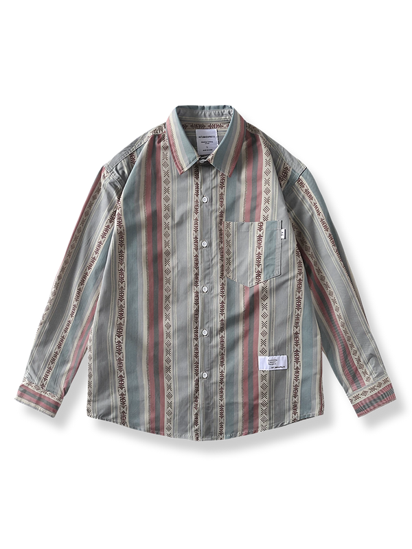 Ethnic Totem Print Shirt