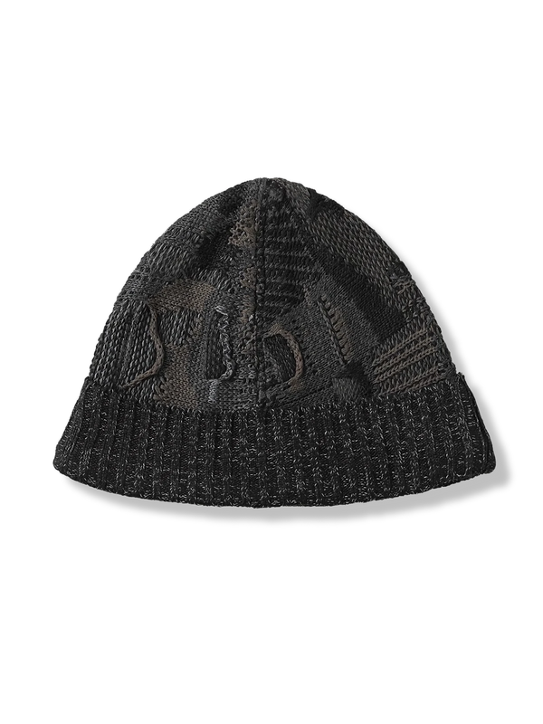 Textile jacquard knit hat