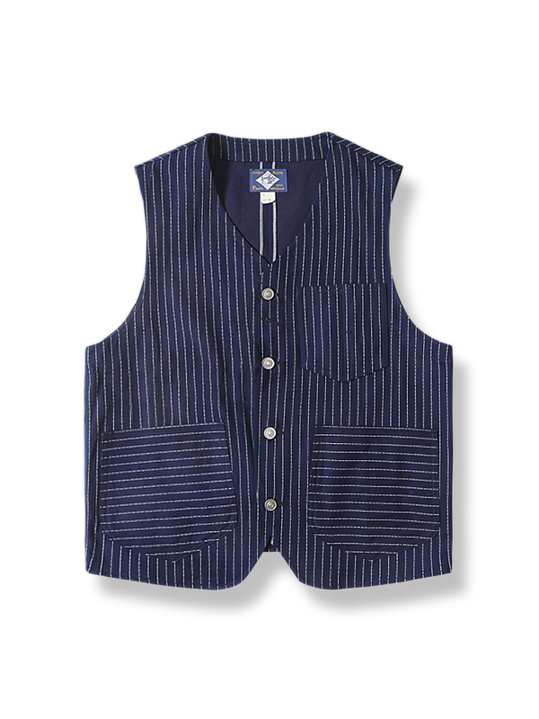 PESSOA | WABASH Batik Indigo Vest