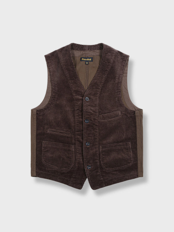 Corduroy work style vest