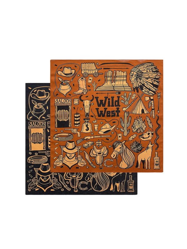 Wild West landscape scarf