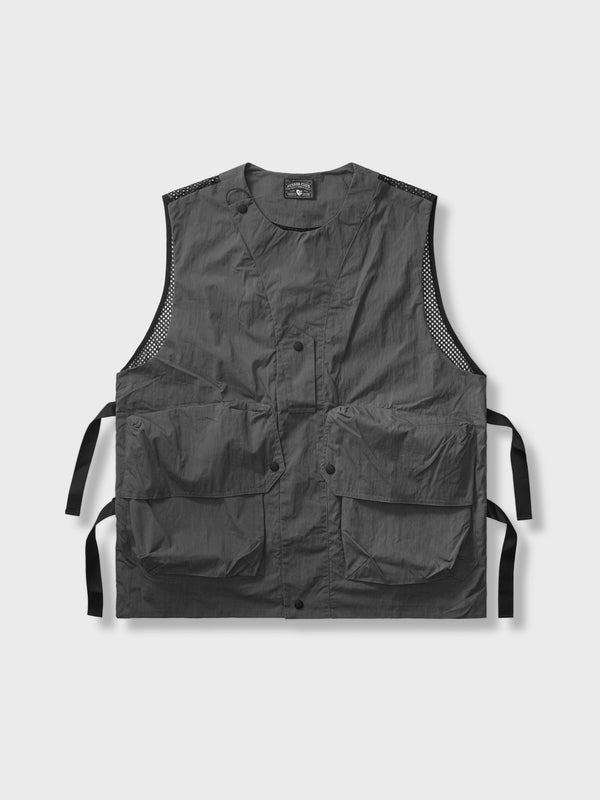 Mesh round neck vest