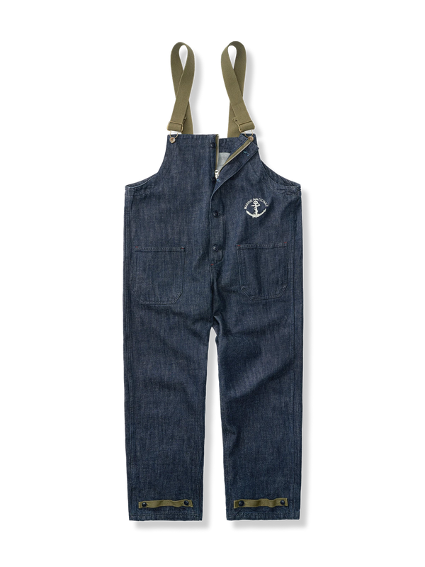 Navy Denim Deck Overalls