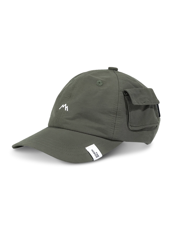 Unique design quick-drying cap with side pocket