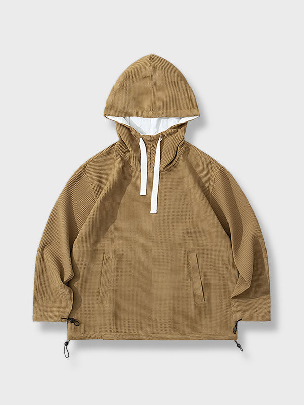 Waffle hooded Gore-Tex jacket