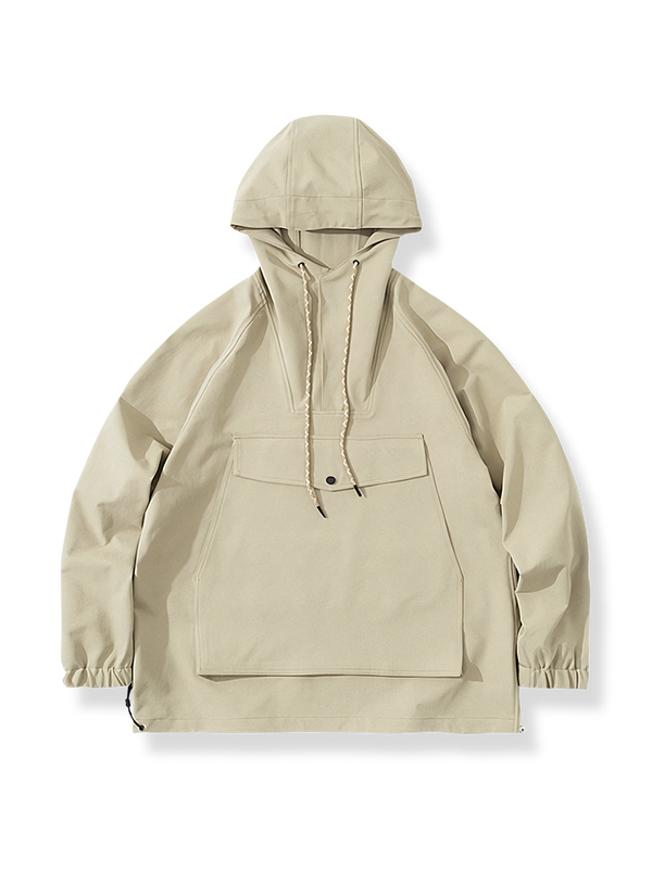 PARDON | Large-capacity pocket hooded sweatshirt