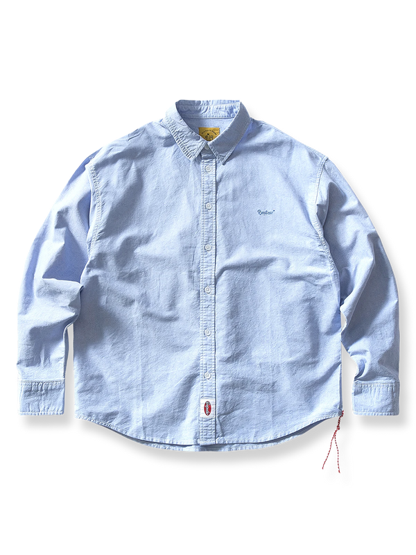 Embroidered Oxford Long Sleeve Shirt