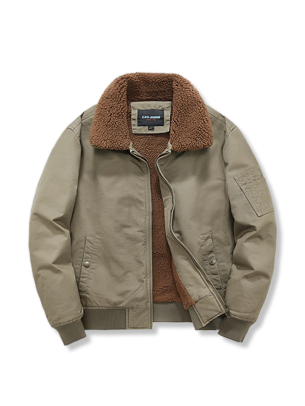 PESSOA | Fleece-lined flight jacket