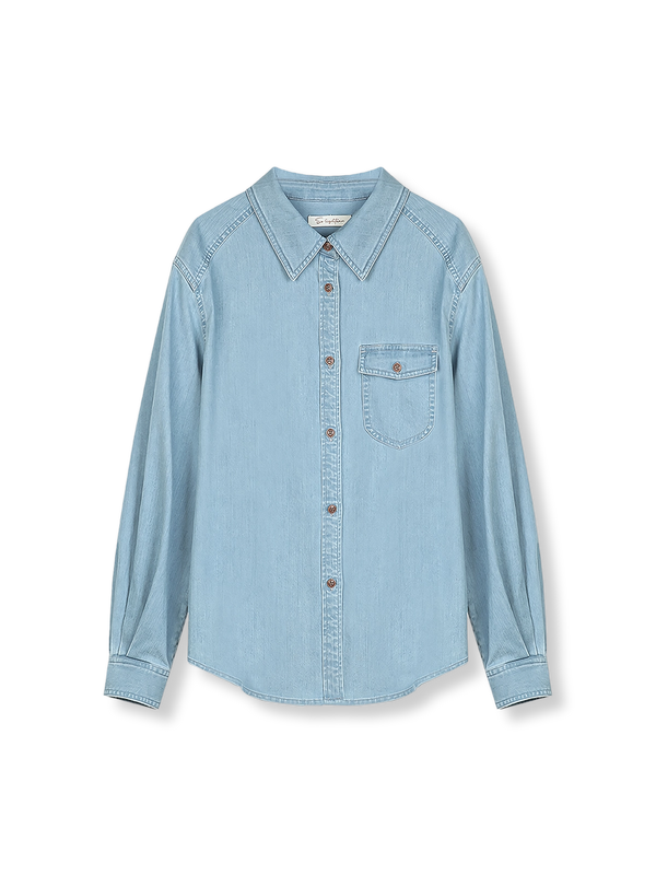 Lightweight denim shirt