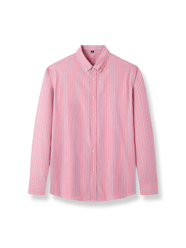 Five-color striped long-sleeved shirt