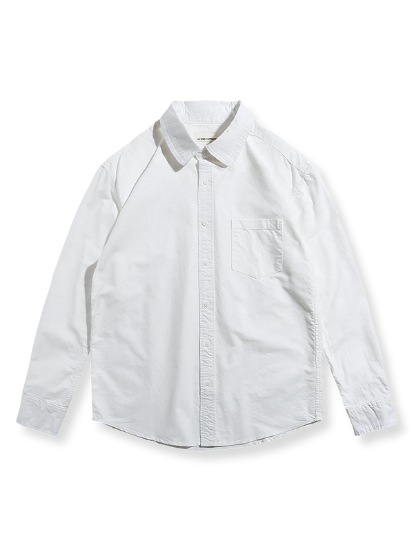 White Oxford Long Sleeve Shirt