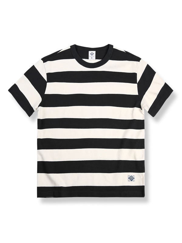 Thick striped T-shirt in four colors