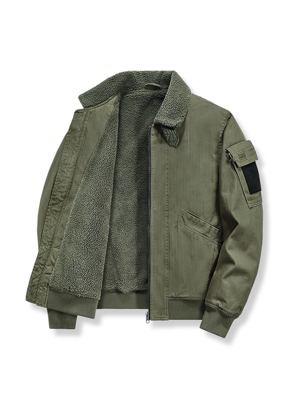 PESSOA | Military style thick cotton jacket