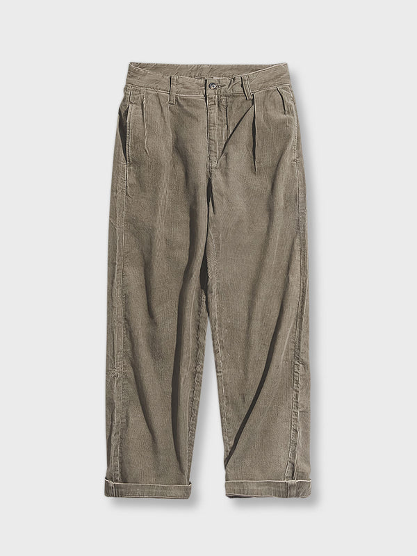 Corduroy Straight Long Pants