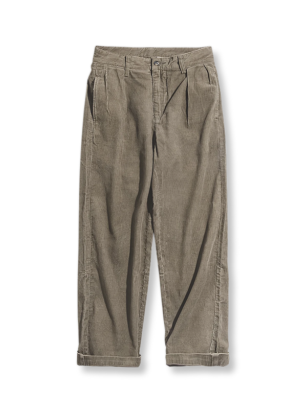 Corduroy Straight Long Pants