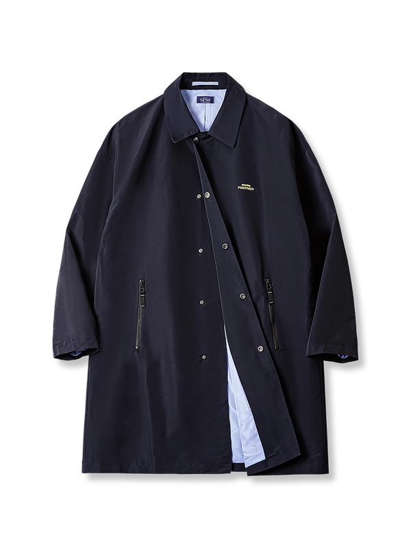 PESSOA | "Windproof, waterproof, and stain-resistant" functional baldachin coat