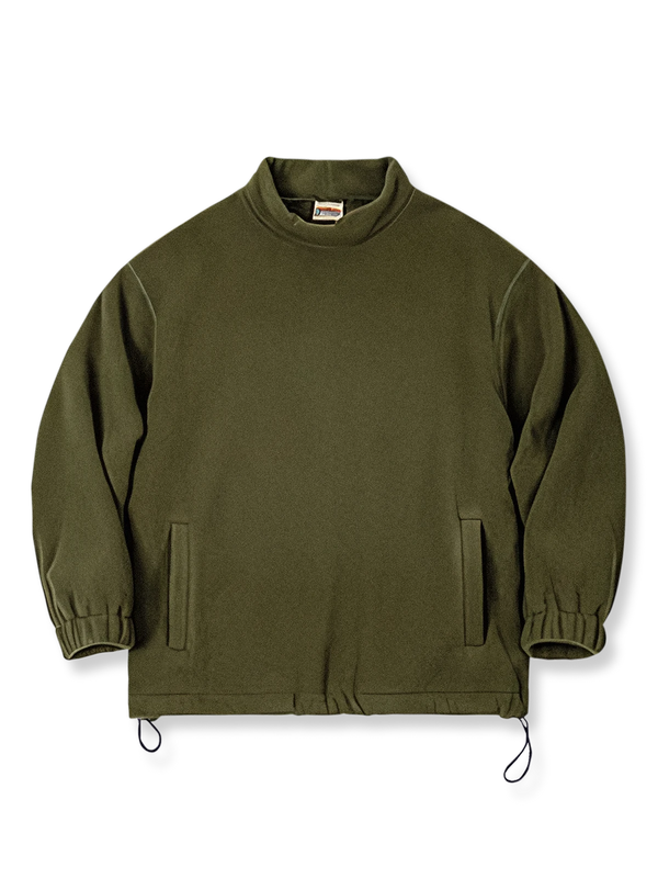 PESSOA | Mid-color plain sweatshirt with drawstring