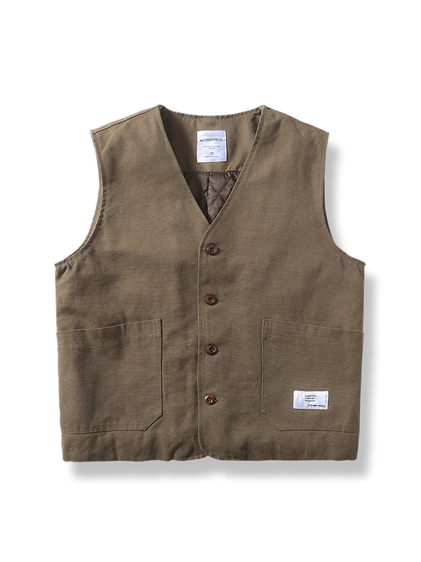 PESSOA | Washed quilted vest