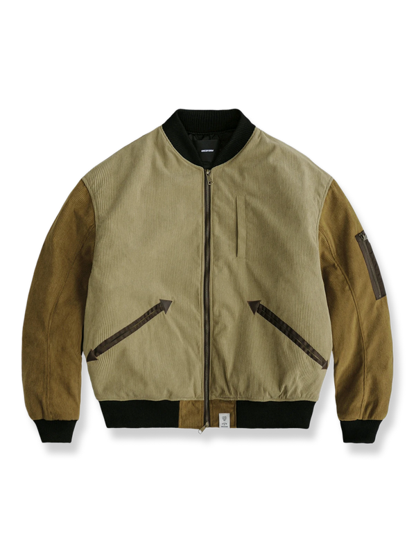 PARDON | Corduroy baseball flight jacket