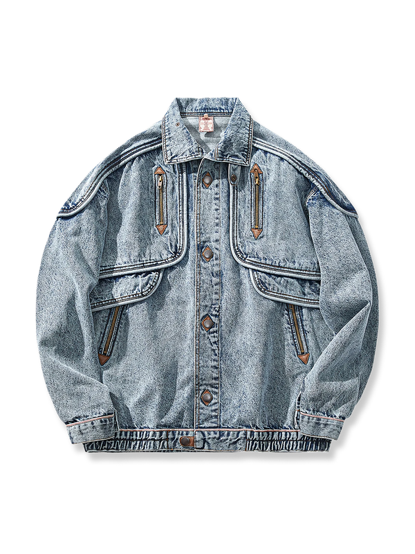 PESSOA | Drop shoulder denim jacket