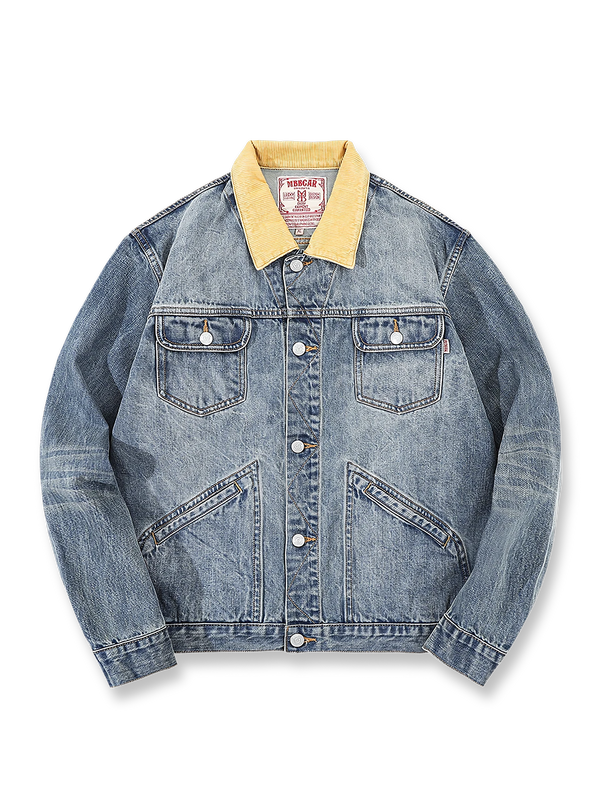 PESSOA | Denim &amp; Corduroy Jacket