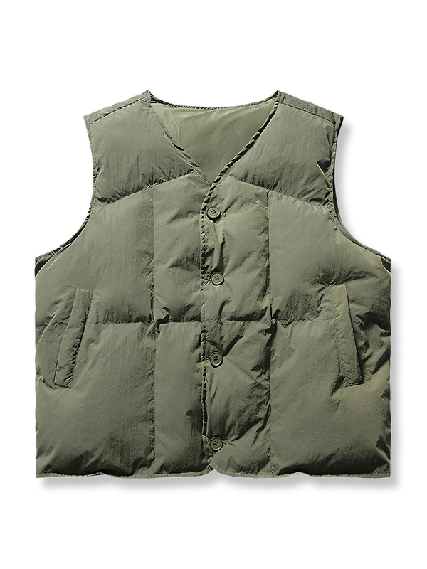 PESSOA | No-collar down vest