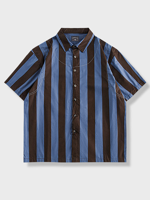 Blue Stripe Work Shirt