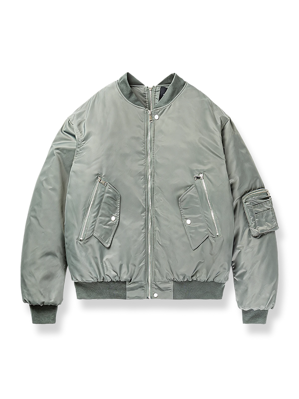 PARDON | Detachable zip flight jacket