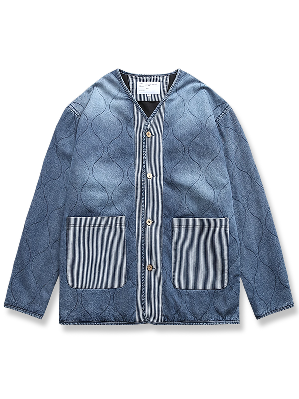 PESSOA | Gradient color denim jacket