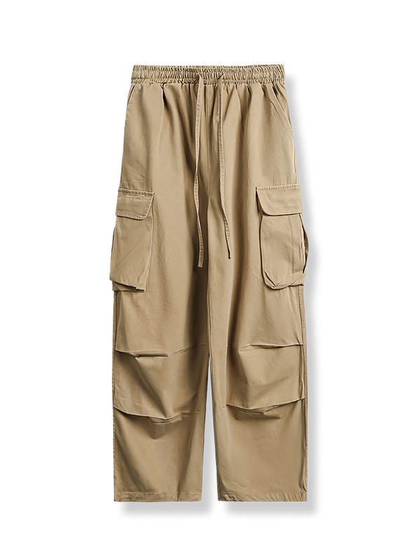 PESSOA | Multi-pocket knee-tuck cargo pants