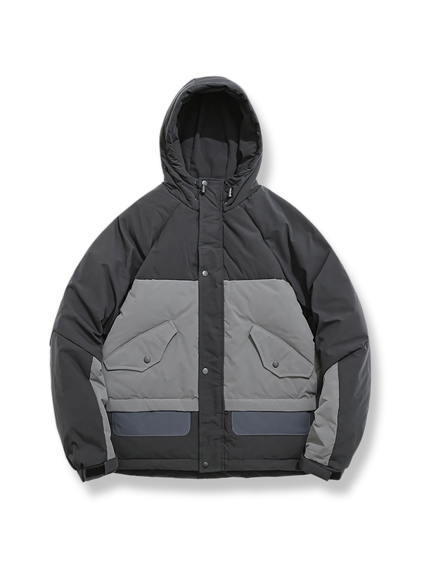 Multi-pocket outdoor down jacket