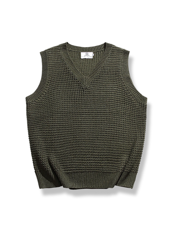 PARDON | Waffle knit vest