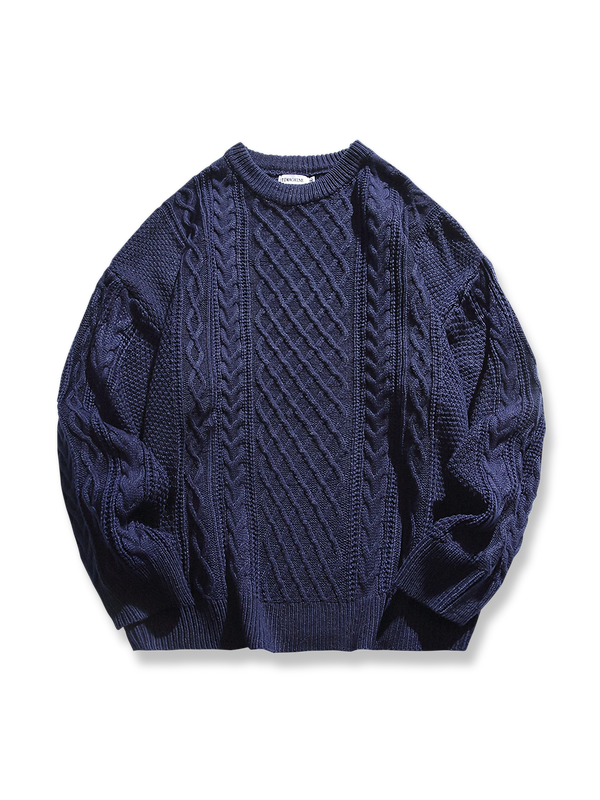 PESSOA | Twisted round neck sweater