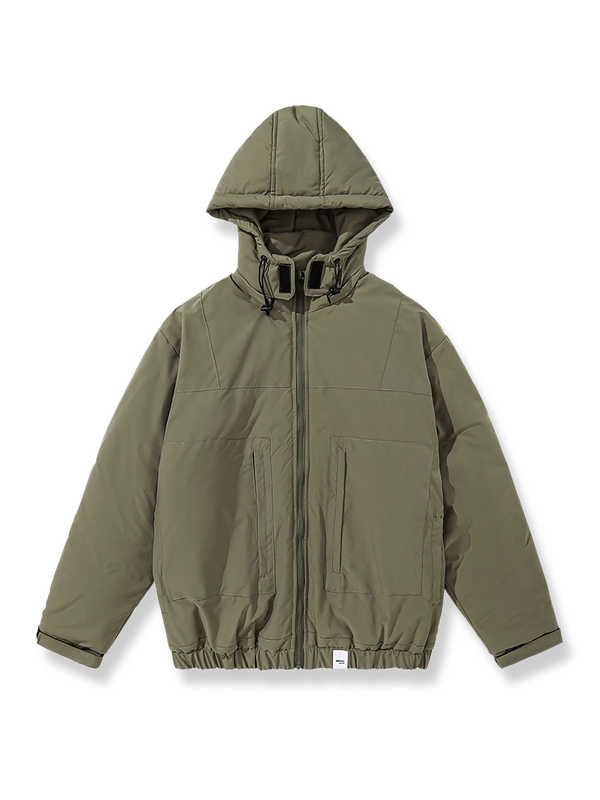 PARDON | Padded jacket with velcro hood