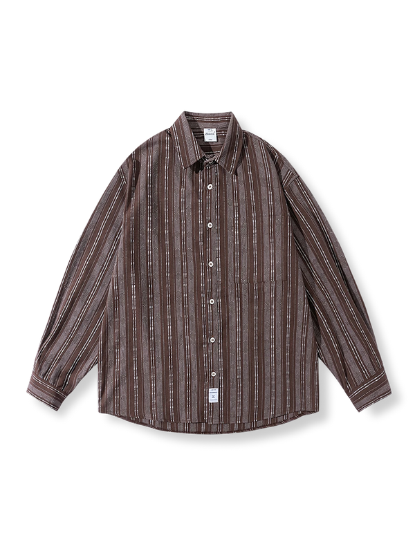 Striped long sleeve shirt available in 3 colors