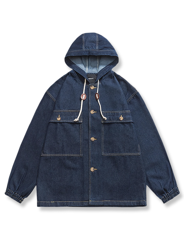 PARDON | Hooded denim jacket