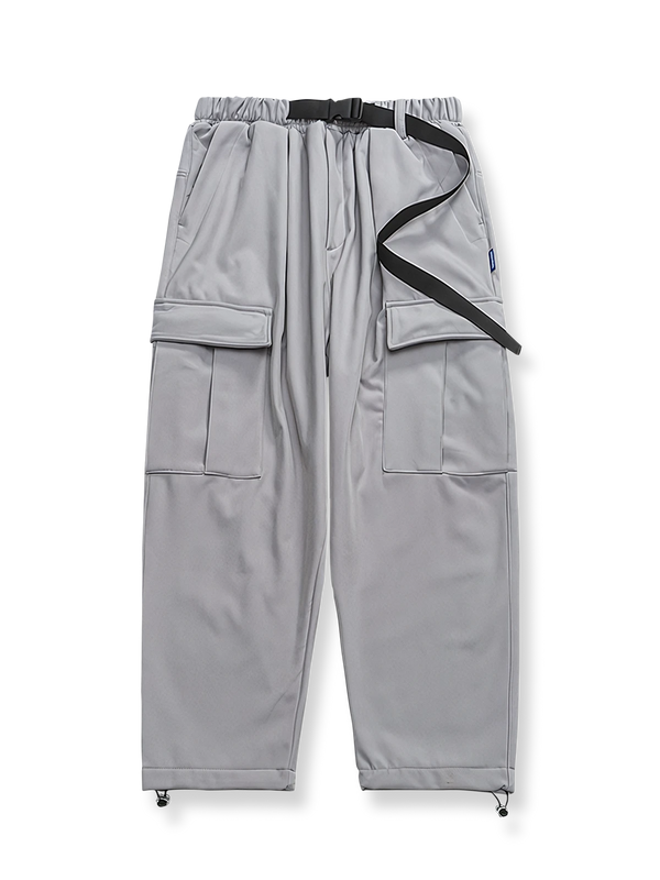 Fleece-lined cargo pants with 3D pockets